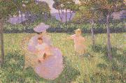 Theodore Butler The Artist's Family oil painting